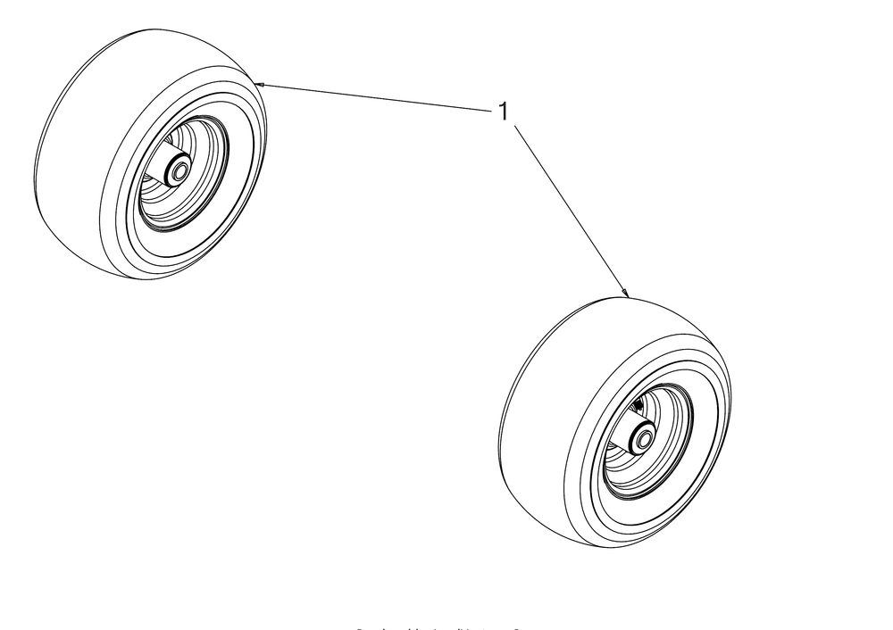 Wheels-Front Diagram and Parts List for Z-FORCESX60KW (17AIDGJD010)(2017) Cub Cadet Lawn Tractor